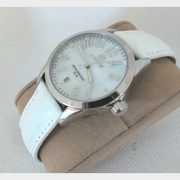 PASTORELLI by Invicta Stainless Womens Steel Watch White Pearl w/ Date - Picture 2 of 5